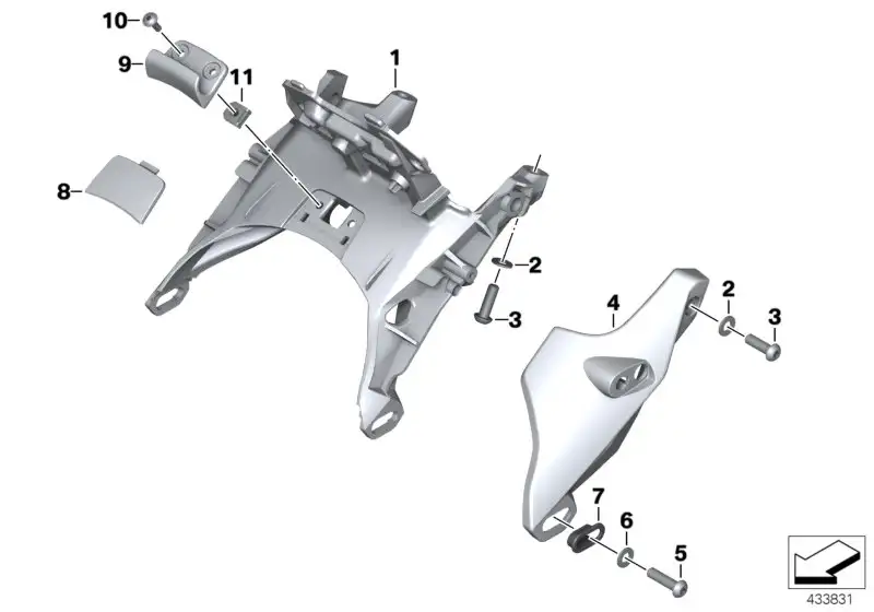 BMW Kombihalter K27 46637697215