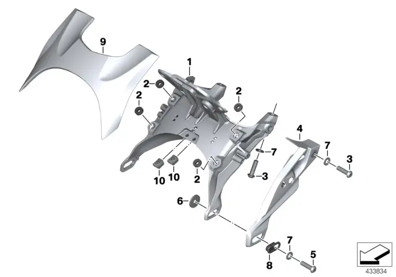 BMW Kombihalter K27 46637720569 - Bildposition 01