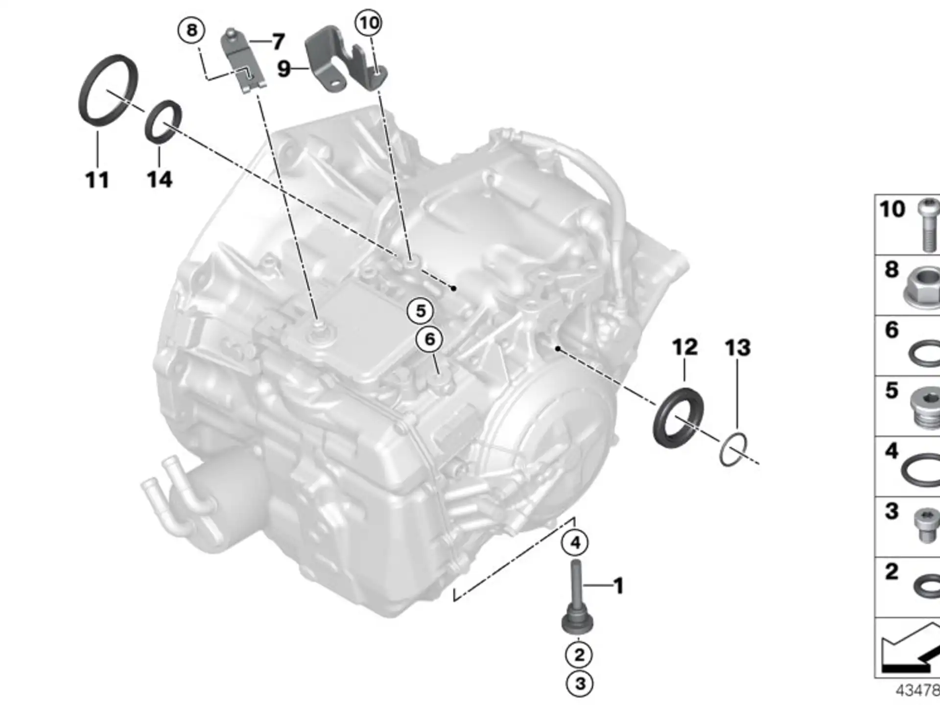 BMW O-Ring F39 F45 F46 F48 I12 I15 F54 F55 F56 F57 F60 24278627907