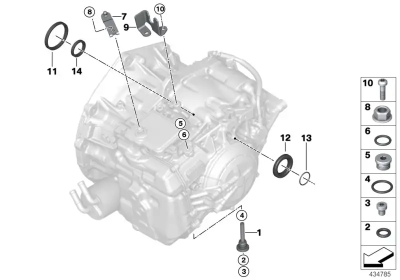 BMW Wellendichtring 24278642583 - Bildposition 11