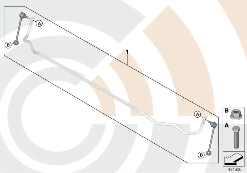 BMW Reparatursatz Pendelstützen E81 E82 E87 E88 E90 E91 E92 E93 3