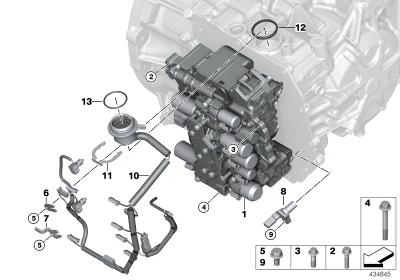 BMW Schaltgerät F39 F45 F46 F48 F54 F60 24008642390 - Bildpositio