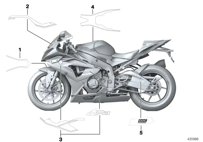 BMW Dekor links K42 51148524605