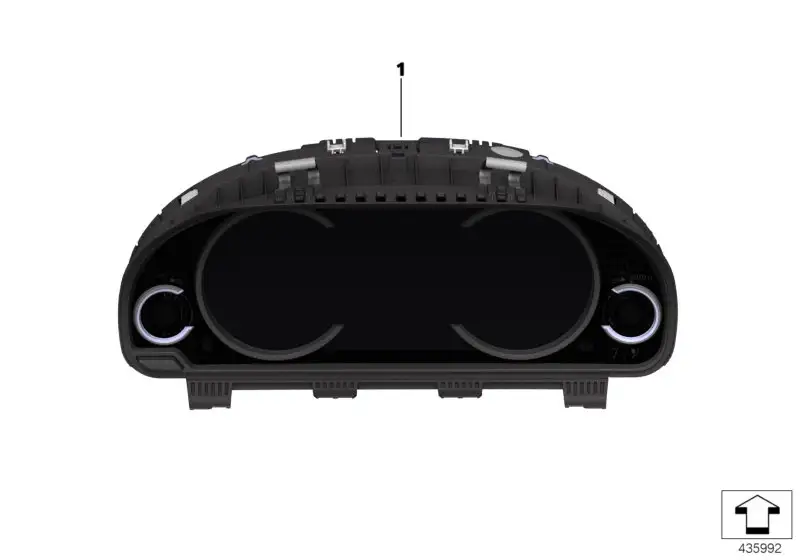 BMW Multifunktionales Instrumentendisplay F15 F16 62108796115 - X