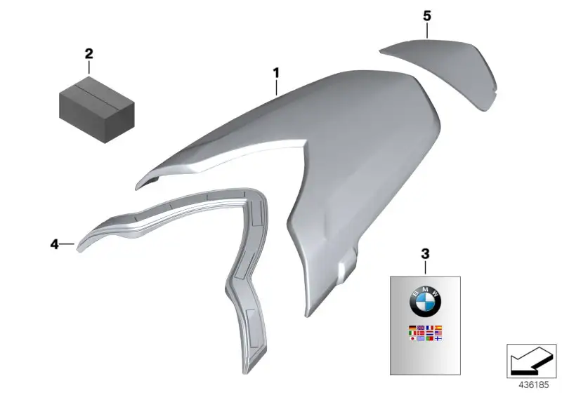 BMW Scheuerschutz K71 K73 71607699471