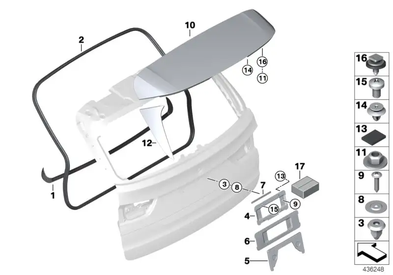 BMW Abdichtung E60 E61 E63 E64 E70 E71 E72 E81 E82 E84 E87 E88 E8