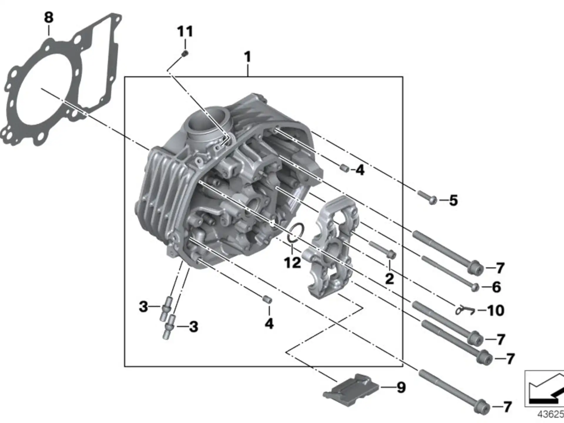 BMW ISA-Schraube K03 K08 K09 K17 K21 K22 K23 K32 K33 K34 K42 K46 K47 K48 K49 K50 K51 K52 K53 K54 K61 K67 K69 K70 K71 K72 K73 K75 K80 K81 K82 K83 K84 07129907401