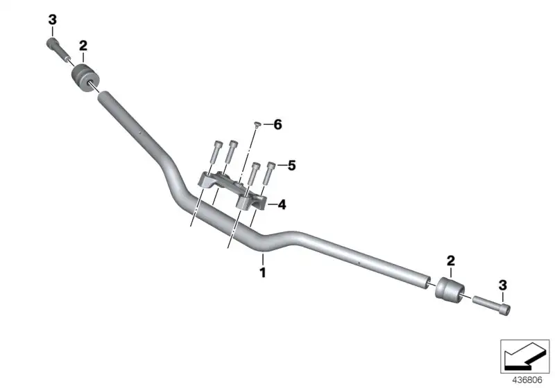 BMW Lenker K73 32718563843