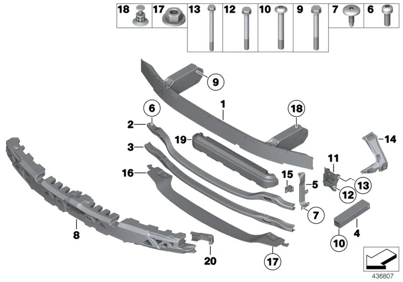 BMW Stossabsorber vorne F10 F11 51117331748