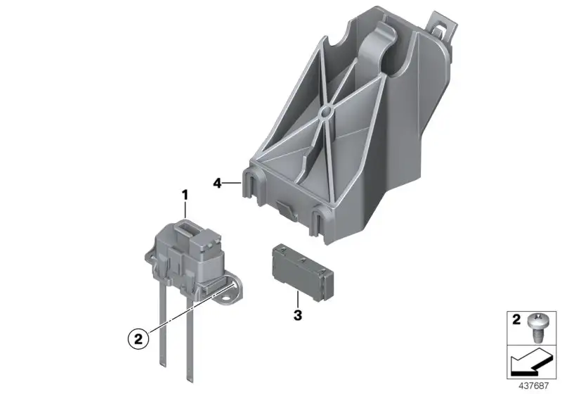 BMW Buchsengehäuse E70 E71 61136931948 - Bildposition 01