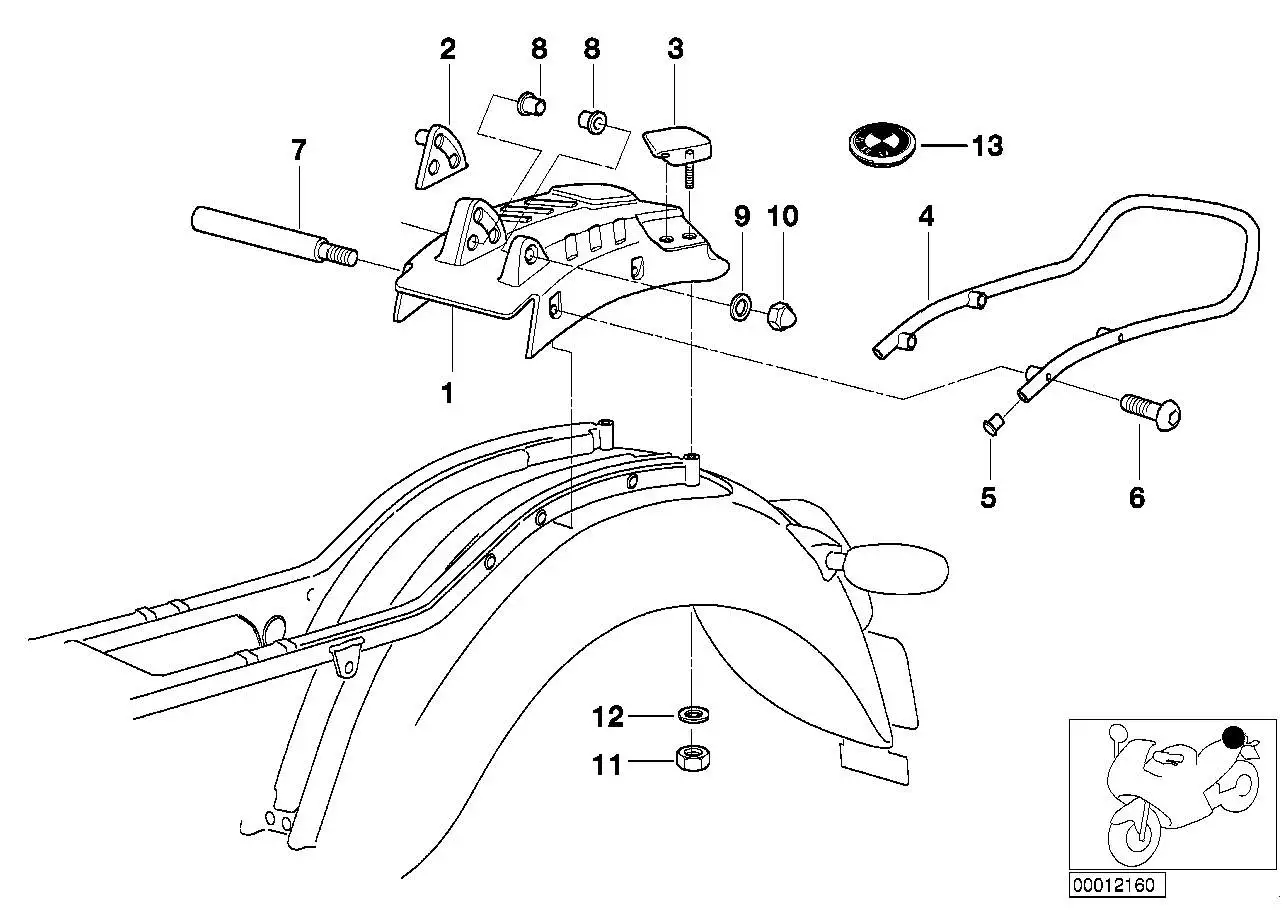 BMW Haltegriff Chrom 52512328647