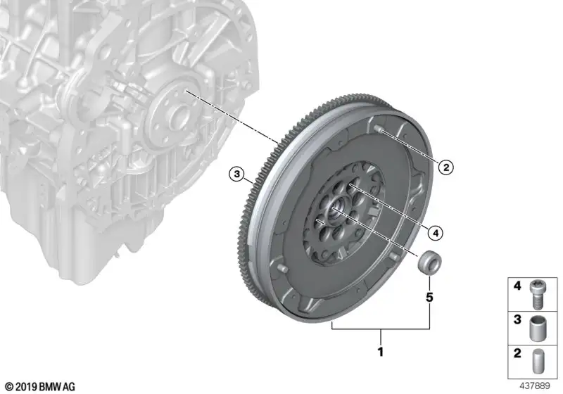 BMW Zweimassenschwungrad E81 E87 E90 21217526268