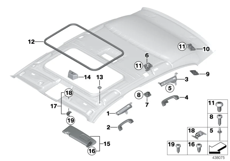 BMW Blindniet F15 F16 F20 F21 F22 F25 F26 F30 F31 F32 F33 F34 F36 F39 F44 F45 F46 F48 F80 F82 F85 F86 F87 F87N F97 F98 G01 G02 G20 G21 G28 I01 I12 I15 F54 F55 F56 F56E F60 07147265827