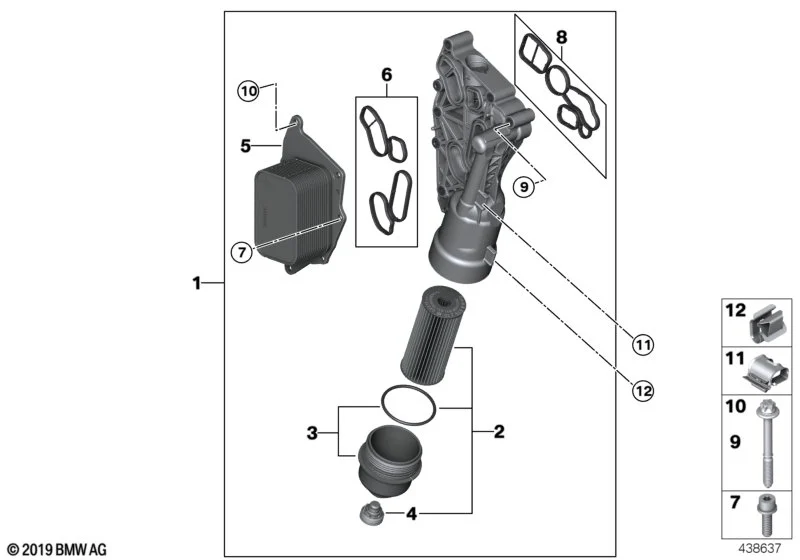 BMW Verschlussschraube F20 F21 F39 F45 F46 F48 I12 I15 F54 F55 F56 F57 F60 11428575906