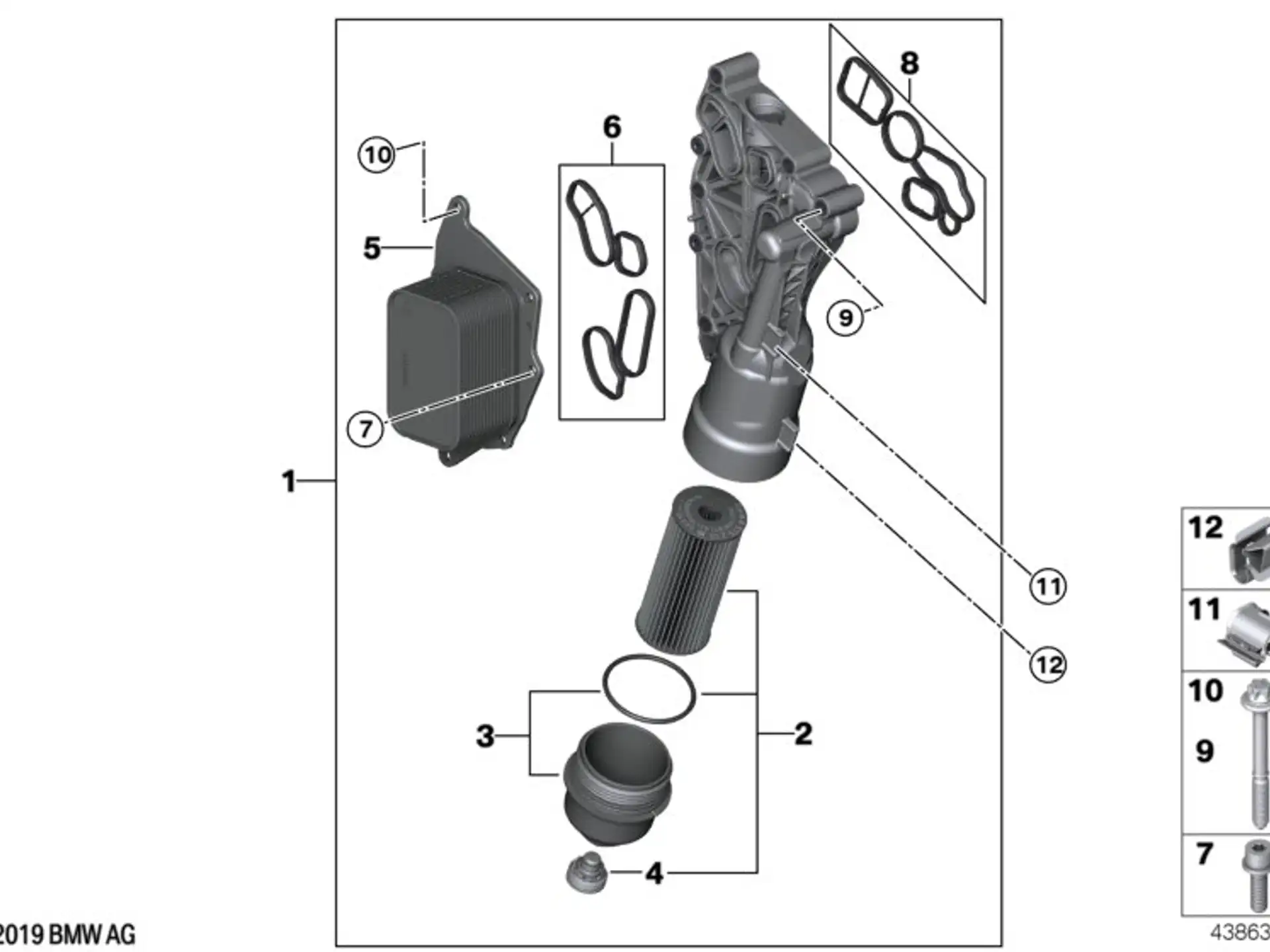 BMW Verschlussschraube F20 F21 F39 F45 F46 F48 I12 I15 F54 F55 F56 F57 F60 11428575906