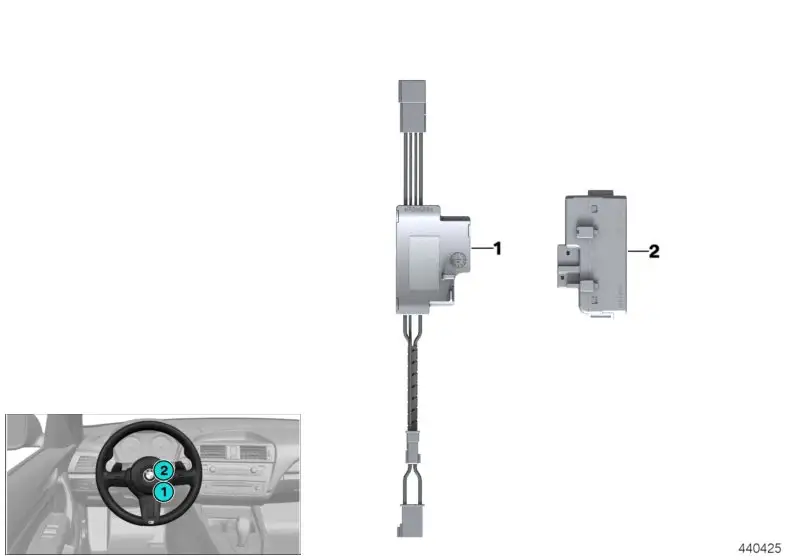 BMW Steuergerät Lenkradelektronik F39 F45 F46 F48 32306865819
