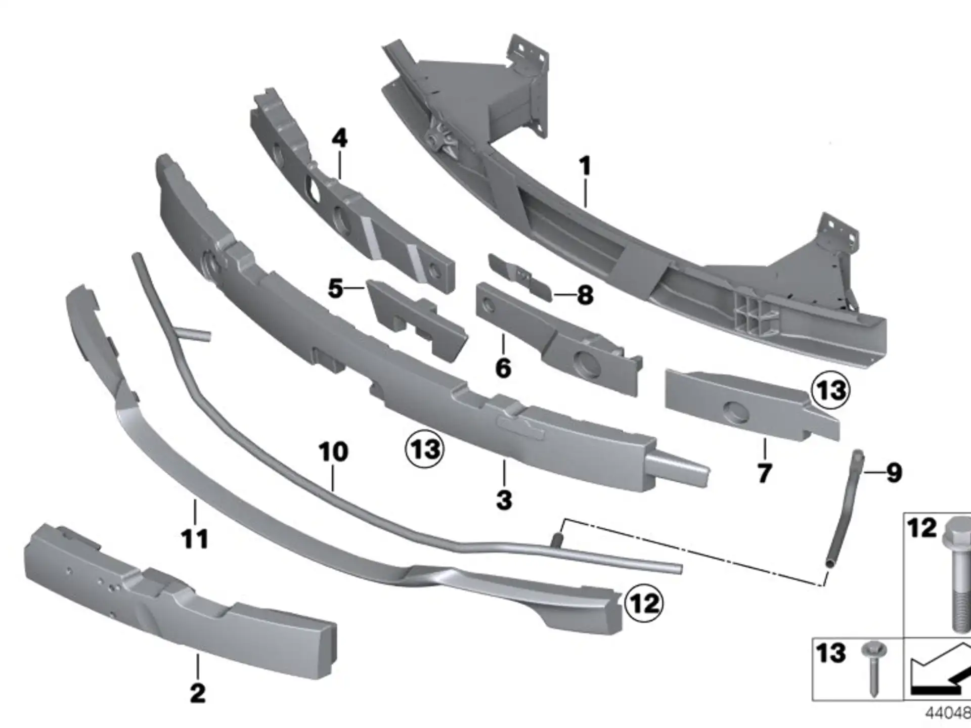 BMW Sechskantschraube mit Scheibe E34 E36 E38 E39 E46 E53 E60 E61 E63 E64 E65 E66 E70 E71 E81 E82 E83 E84 E85 E87 E88 E89 E90 E91 E92 E93 F01 F02 F04 F06 F07 F10 F11 F12 F13 F15 F16 F85 F86 07119904514