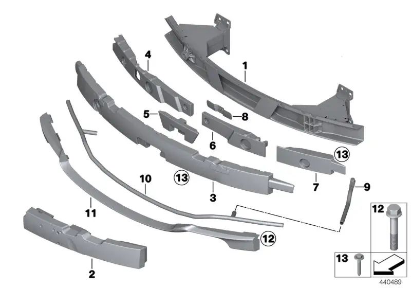 BMW Sechskantschraube mit Scheibe E34 E36 E38 E39 E46 E53 E60 E61
