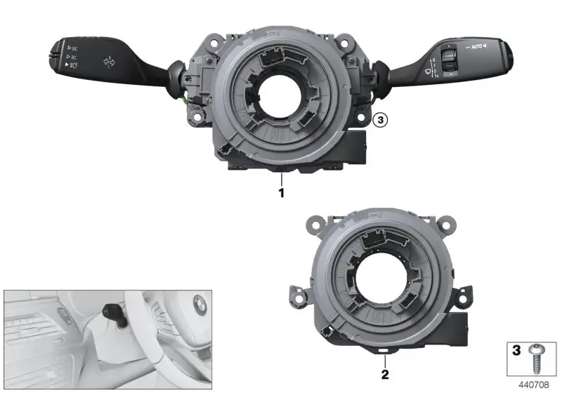 BMW Schaltzentrum Lenksäule G11 G12 61316821582