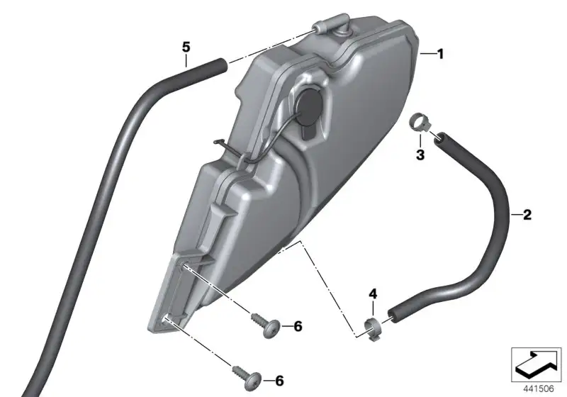 BMW Ausgleichsbehälter K42 K46 17117718553