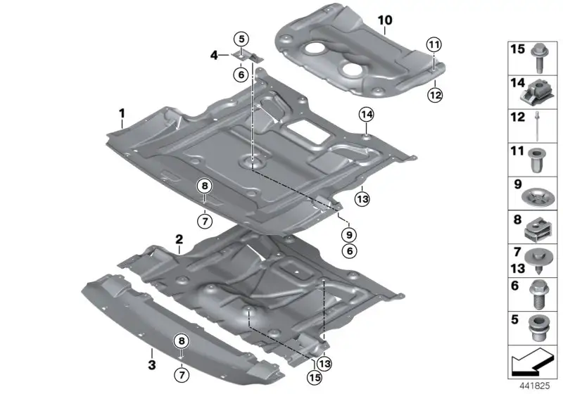 BMW Kombi-Sechskantschraube F01 F02 F07 F10 F11 F12 F15 F91 F92 F