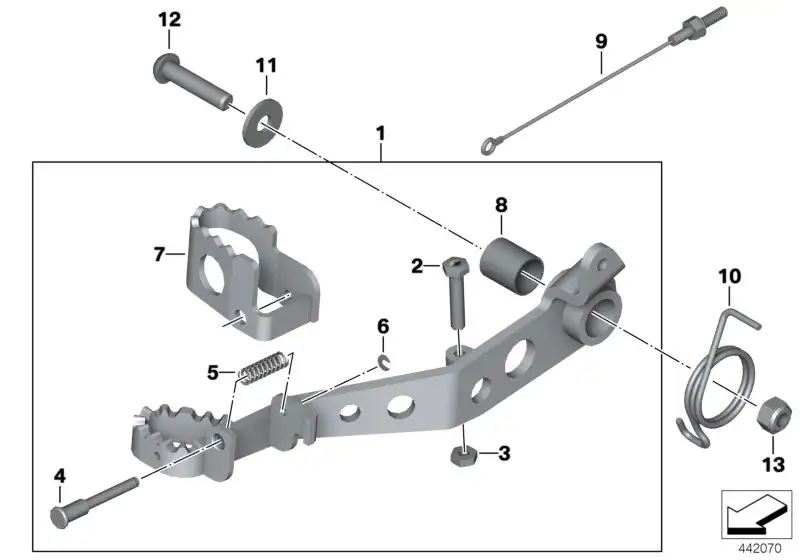 BMW Seil K25H 71607679275