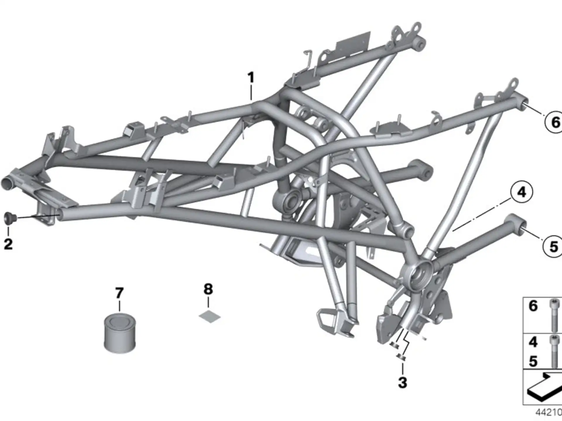 BMW ISA-Schraube K25 K29 K41 K70 K72 K75 R13 R21 R21A R22 R28 07129903801
