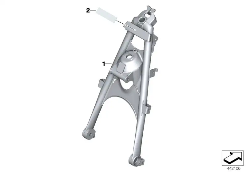 BMW Vorderrahmen ohne VIN K25 K27 46517664357 - K25, K255, K27 /