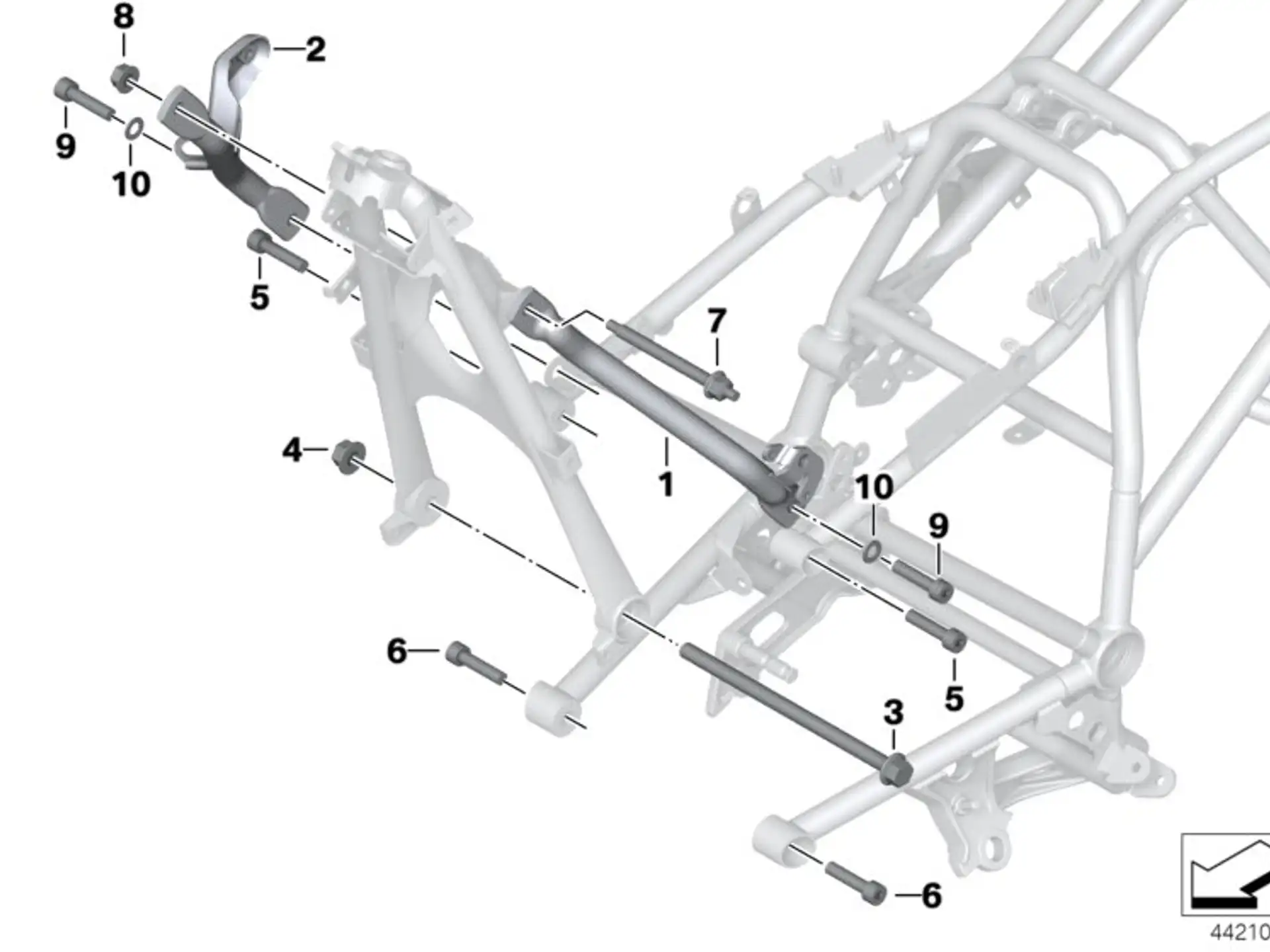 BMW Sechskantmutter F10 F39 F20 F44 F45 F46 F48 G20 G21 G28 G29 M40i K25 K26 K27 K28 K29 I12 I15 F54 F55 F56 F57 F60 R52 R53 R55 R56 R57 R58 R59 R60 R61 07119905307