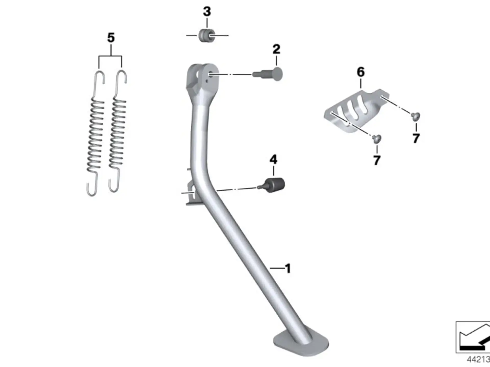 BMW Lagerbuchse K25 K30 K41 R13 R21 R21A R22 R28 46537663055