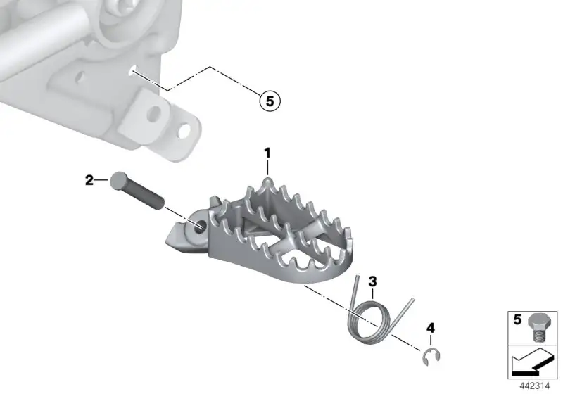 BMW Drehfeder K16 46717711375