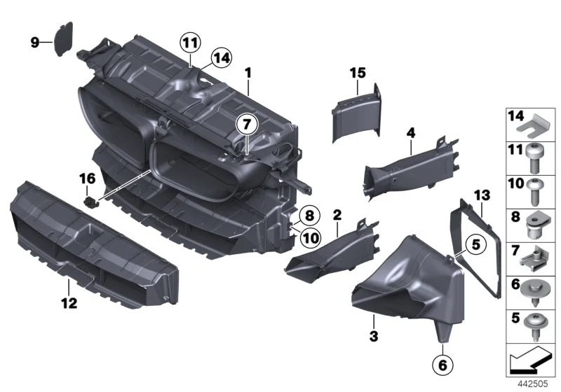 BMW Torxschraube mit Scheibe M6X16 E81 E87 E93 F01 F02 F04 F06 F07 F10 F11 F12 F13 F82 F93 G16 07147145088
