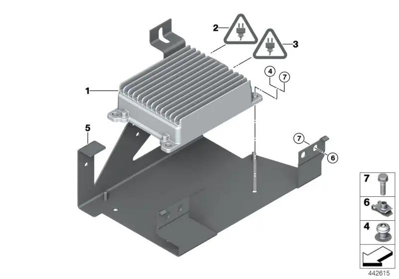 BMW Batterielademodul F01 F02 F06 F07 F10 F11 F12 F13 61429240236