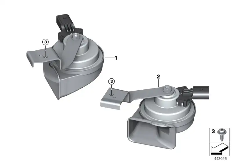 BMW Flachkopfschraube F22 F23 F32 F33 F34 F36 F39 F20 F44 F45 F46