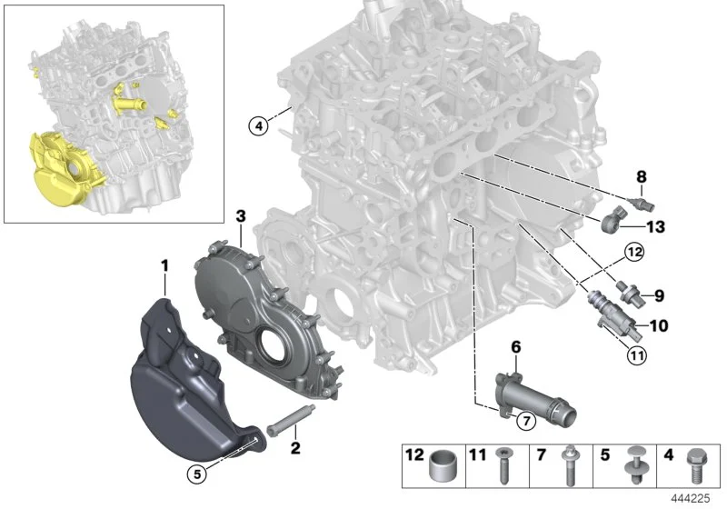 BMW Sechskantschraube mit Scheibe E31 E32 E34 E36 E38 E39 E46 E52 E53 E60 E61 E63 E64 E65 E66 E70 E71 E81 E82 E83 E84 E85 E87 E88 E90 E91 E92 E93 F01 F02 F06 F07 F10 F11 F12 F13 F15 F16 F20 F21 F22 F23 F25 F26 F30 F31 F32 F33 F34 F36 F39 F44 F45 F46 F48 F