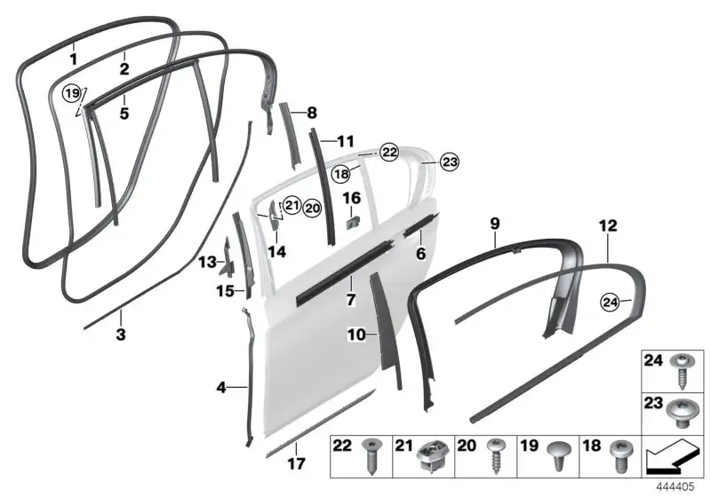 BMW Kantenschutz 51727454427 - Bildposition 01