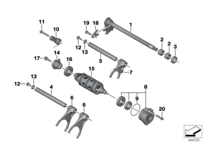 BMW Halteblech 23008569928 - Bildposition 18