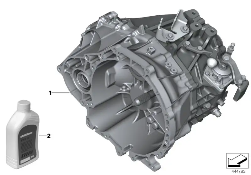 BMW 6 Gang Getriebe F39 F45 F46 F48 F60 23008672174