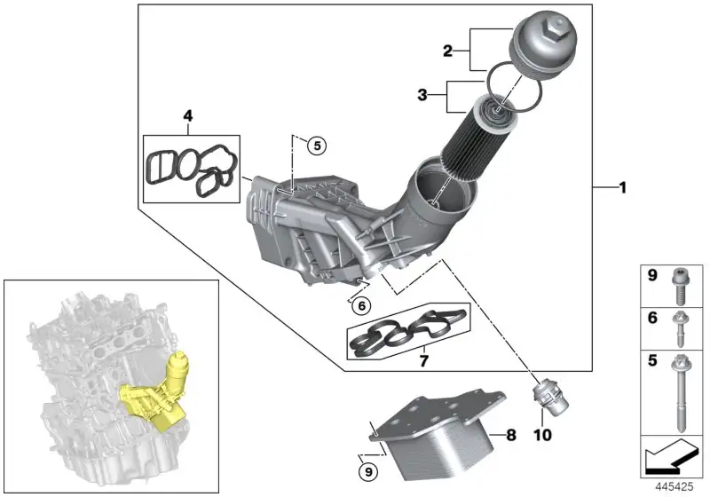 BMW Ölfilter F10 F11 F15 F20 F21 F22 F23 F25 F26 F30 F31 F32 F33