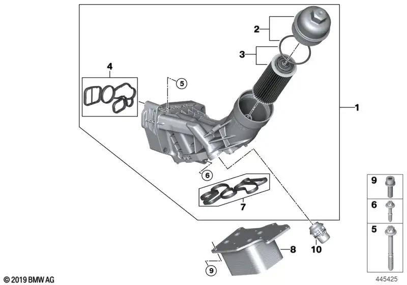 BMW Dichtungssatz Wärmetauscher F10 F11 F15 F20 F21 F22 F23 F25 F