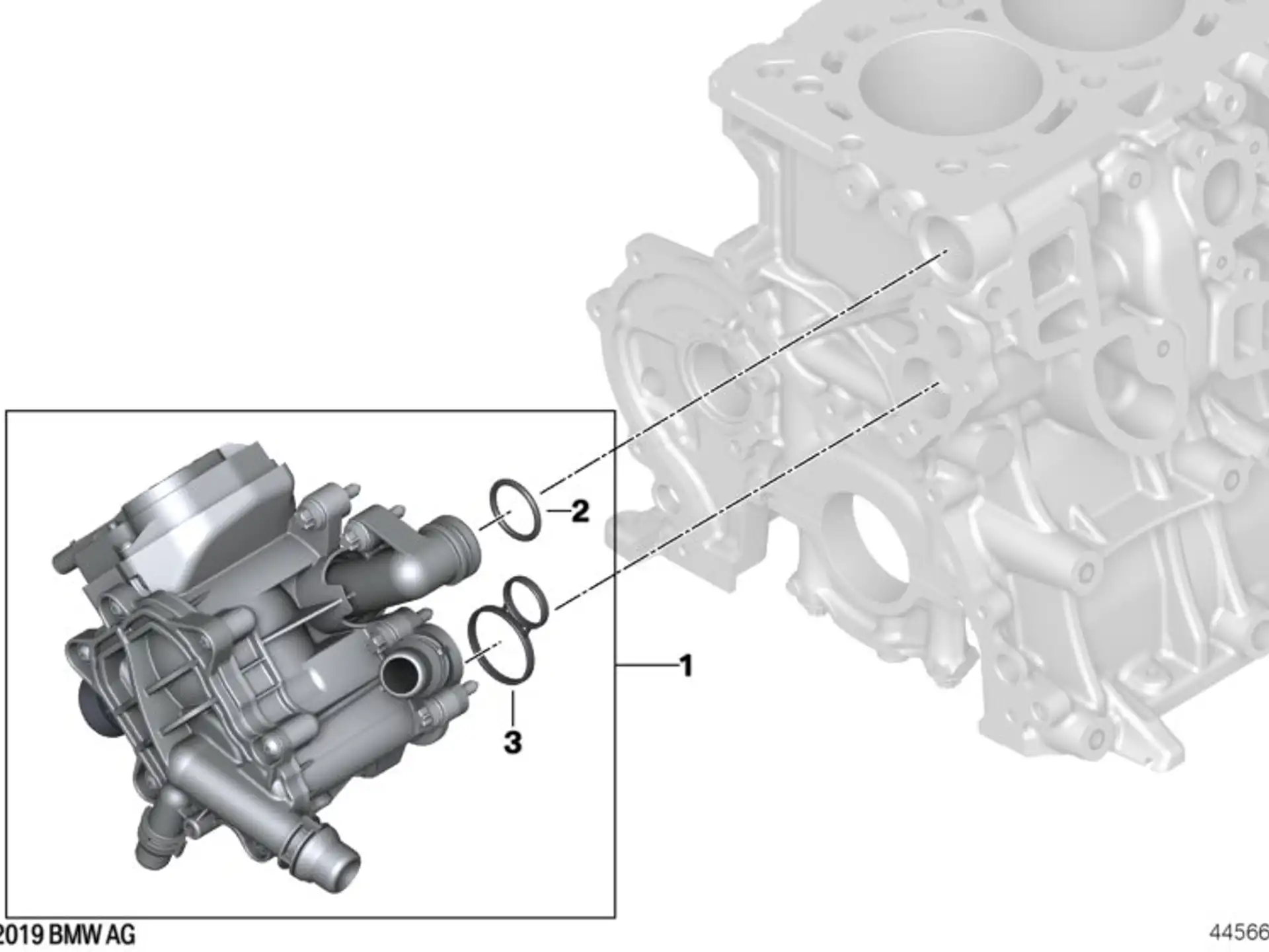 BMW Dichtung F20 F21 F22 F23 F30 F31 F32 F33 F34 F36 G01 G02 G11 G12 G20 G30 G31 G32 11538658574