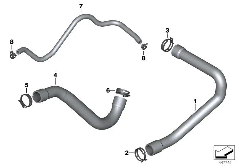 BMW Federbandschelle 13717672714