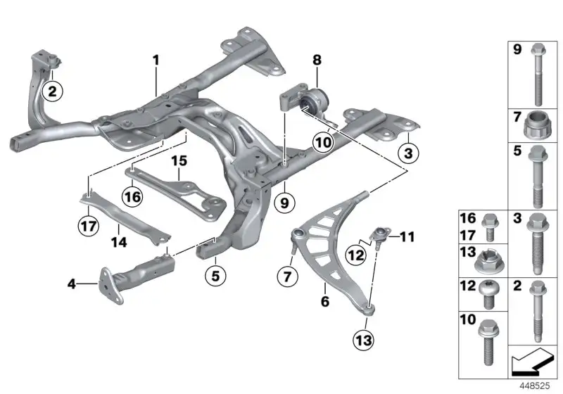 BMW Querlenker links R60 R61 31129806519 - Bildposition 06