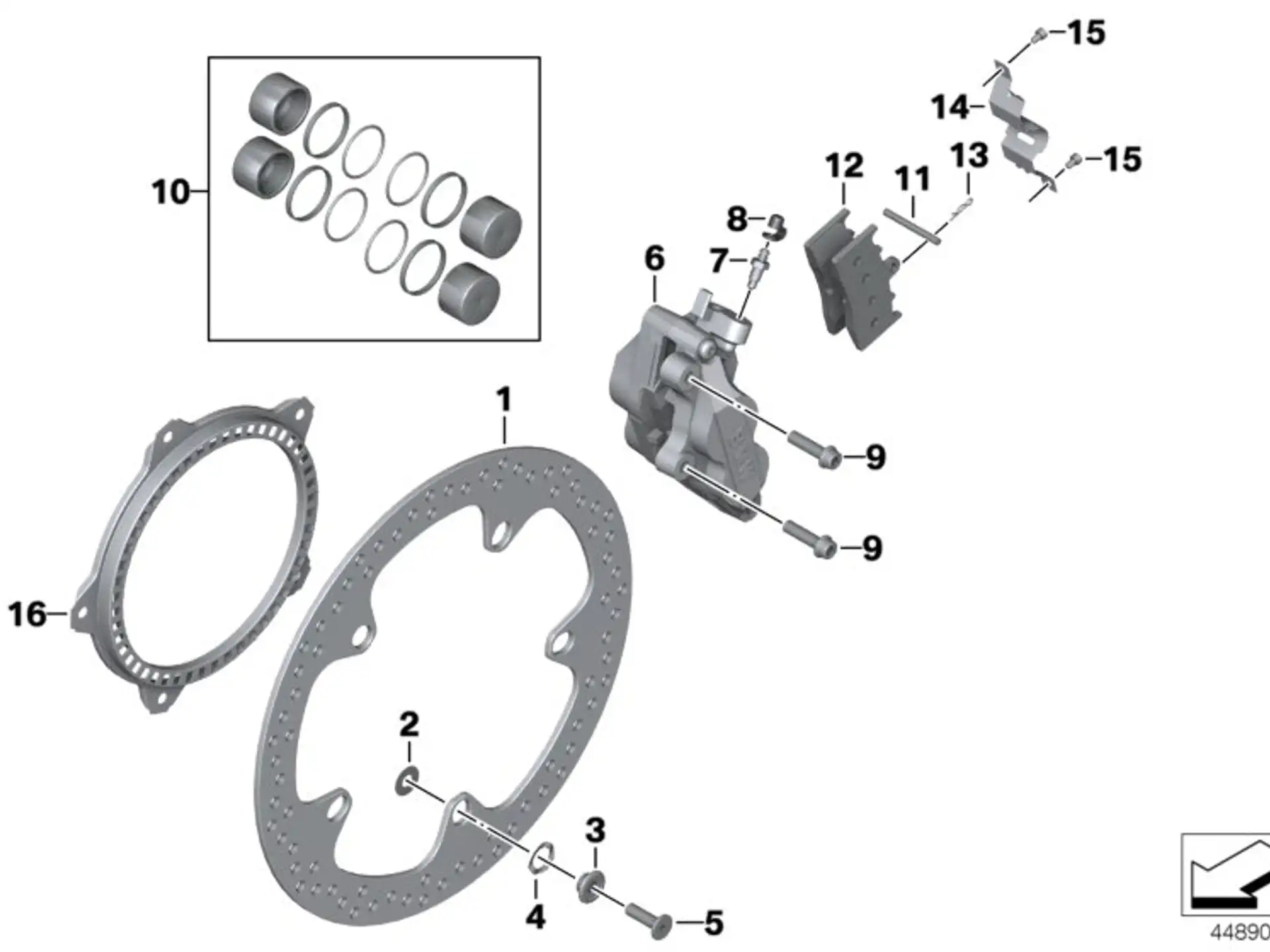 BMW Anlaufscheibe K41 R22 R28 34117670217