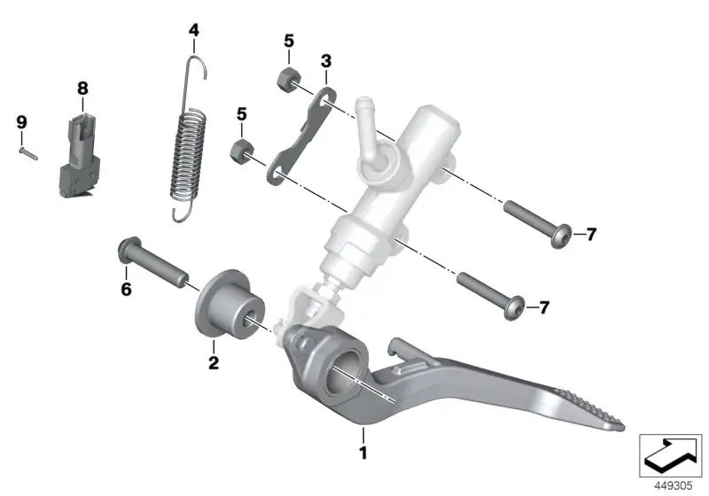 BMW Halteblech K42 K46 K47 46717715511