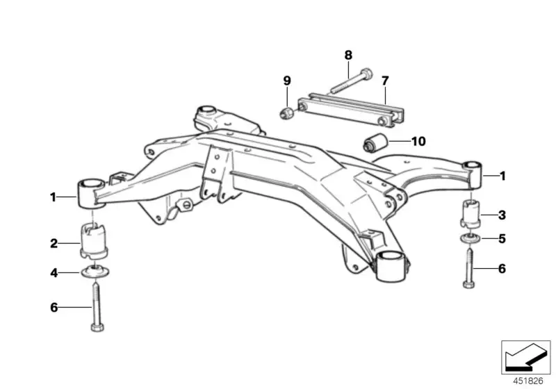 BMW Anschlagscheibe E31 33311133880 - 8er E31