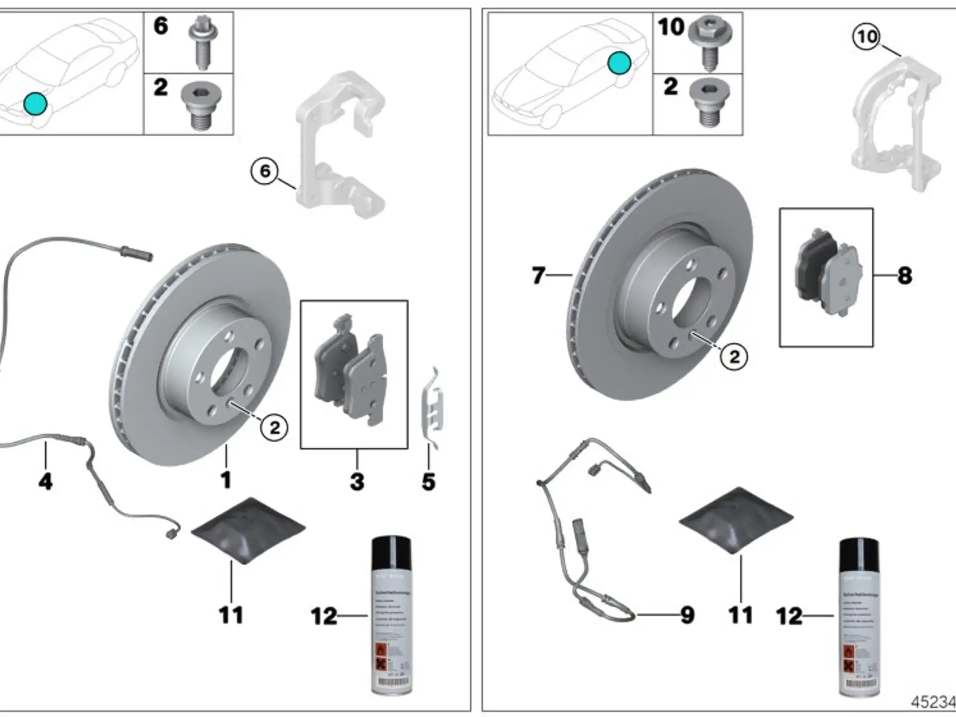 BMW Bremsscheibe Leichtbau belüftet E89 34116794427