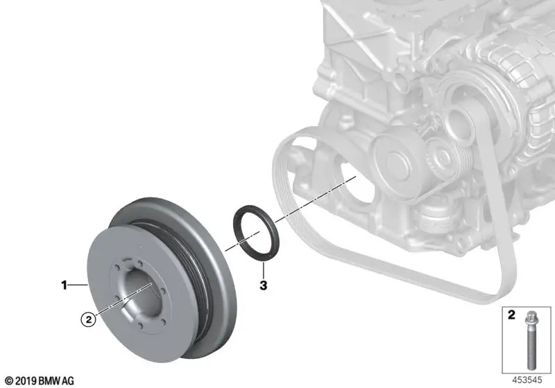 BMW Schwingungsdämpfer F20 F21 F22 F23 F30 F31 F32 F33 F34 F36 G0