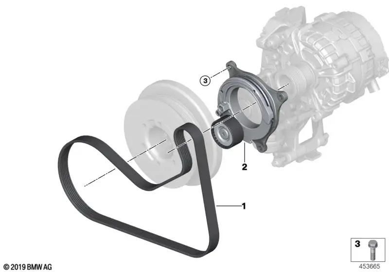 BMW Keilrippenriemen F20 F21 F22 F23 F30 F31 F32 F33 F34 F36 G01