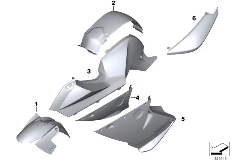 BMW Verkleidung rechts K71 46637680268